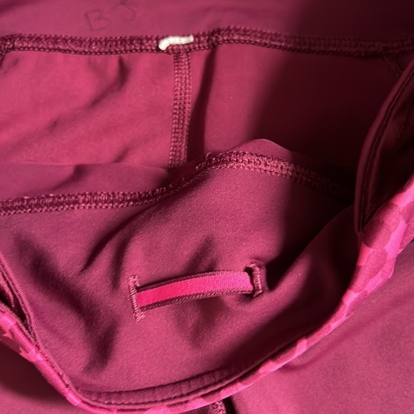 Lululemon Pace Rival Leggings size 4 (small)pants Maroon Dark Adobe Burgandy Red - Picture 6 of 8
